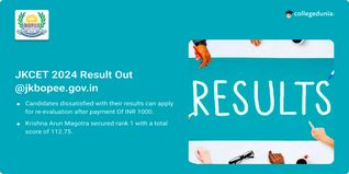 JKCET 2024 Result Out @jkbopee.gov.in; Get Direct Link Here